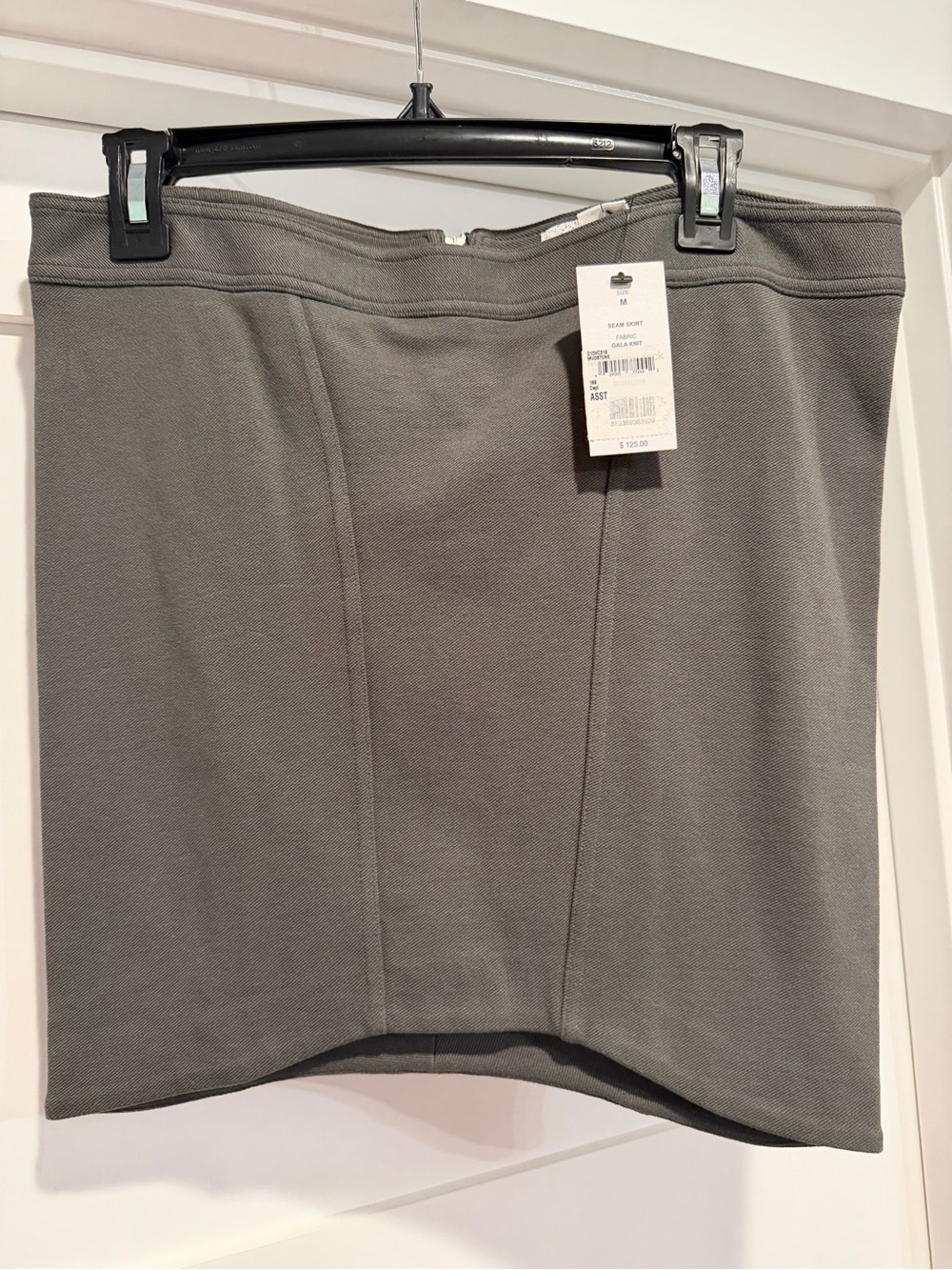 NWT HELMUT LANG Classic Stretch Ponte Pencil Skirt